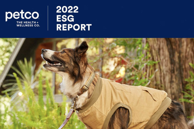 Petco releases 2022 ESG Report, highlighting progress toward sustainability and corporate governance initiatives