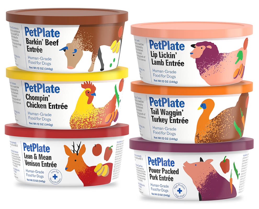 New packaging highlights PetPlate's new-and-improved formulations