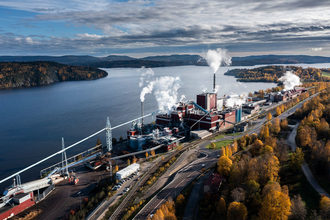 Mondi's paper mill in Dynäs, Sweden