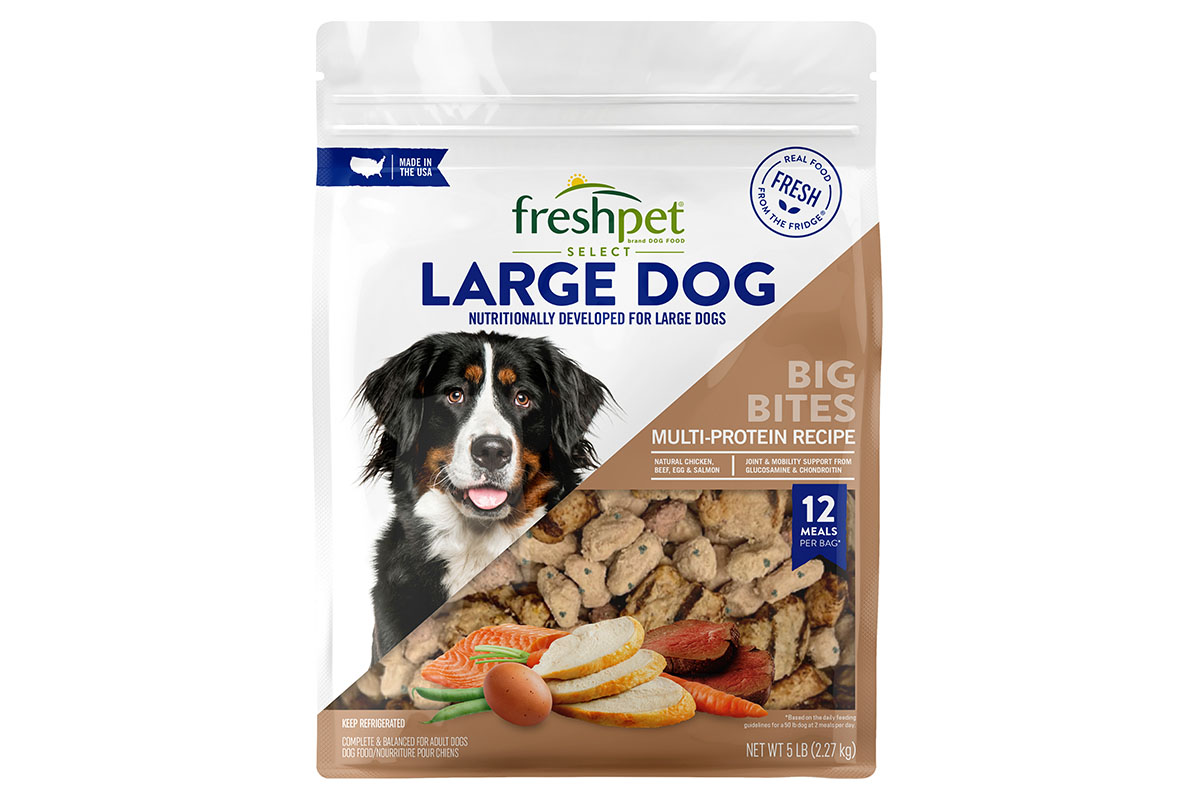 Freshpet's Select Large Dog Big Bites Multi-Protein Recipe