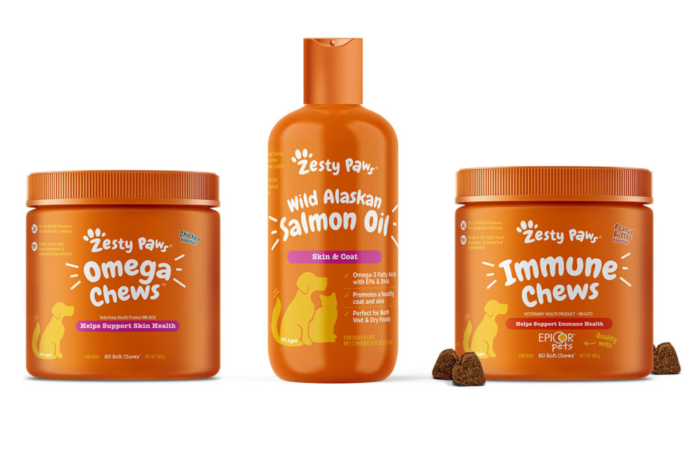 Zesty Paws launches select pet supplements in Canadian Walmart stores