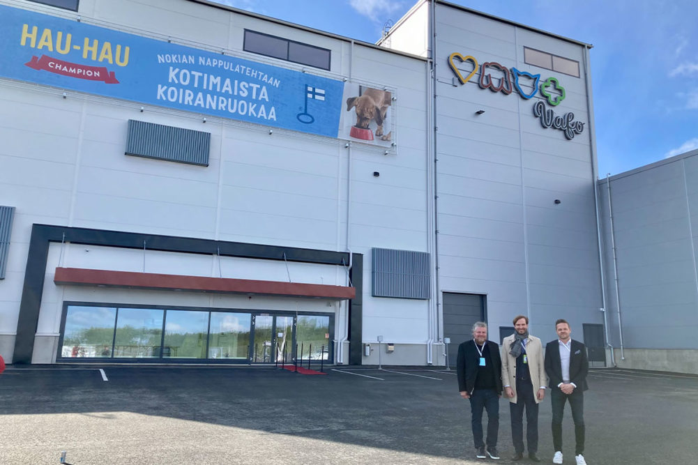 VAFO's new pet food factory in Finland