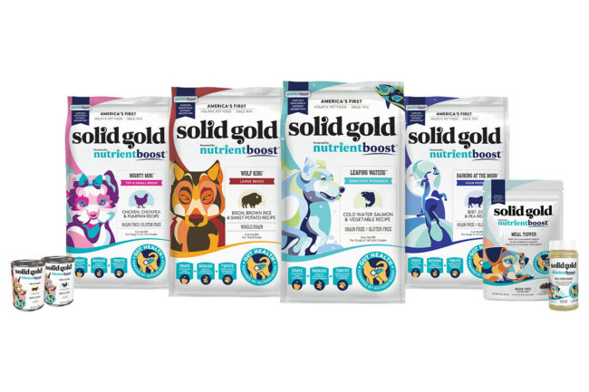 Solid Gold's new nutrientboost dog food line