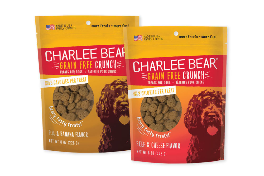 Charlee Bear's new Grain Free Crunch dog treats