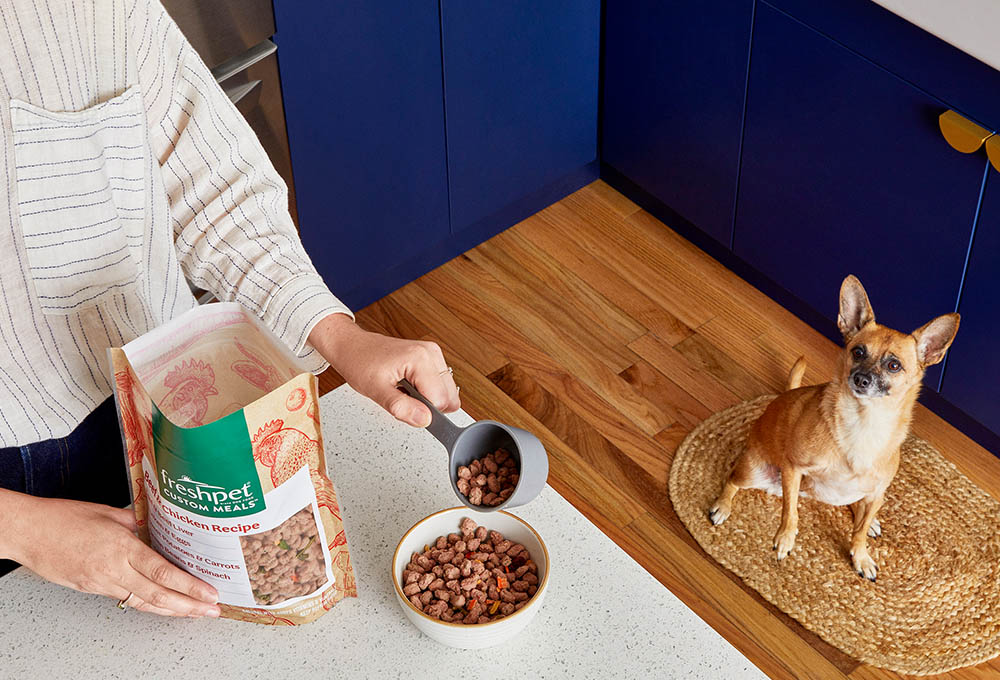 Freshpet’s fresh pet food offerings are sold out of more than 30,000 Freshpet refrigerators in 25,000 stores around the country.