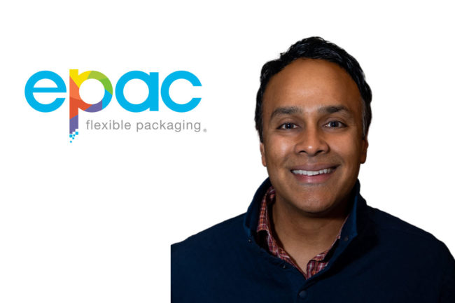 Virag Patel, new chief executive officer of ePac Flexible Packaging