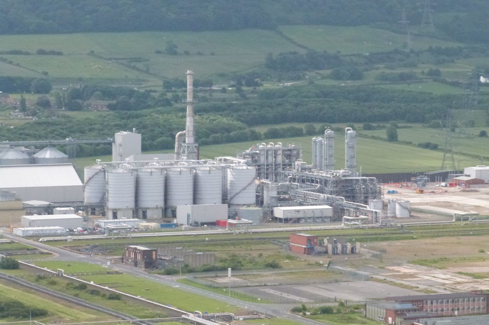 Ensus UK's biorefinery in Wilton