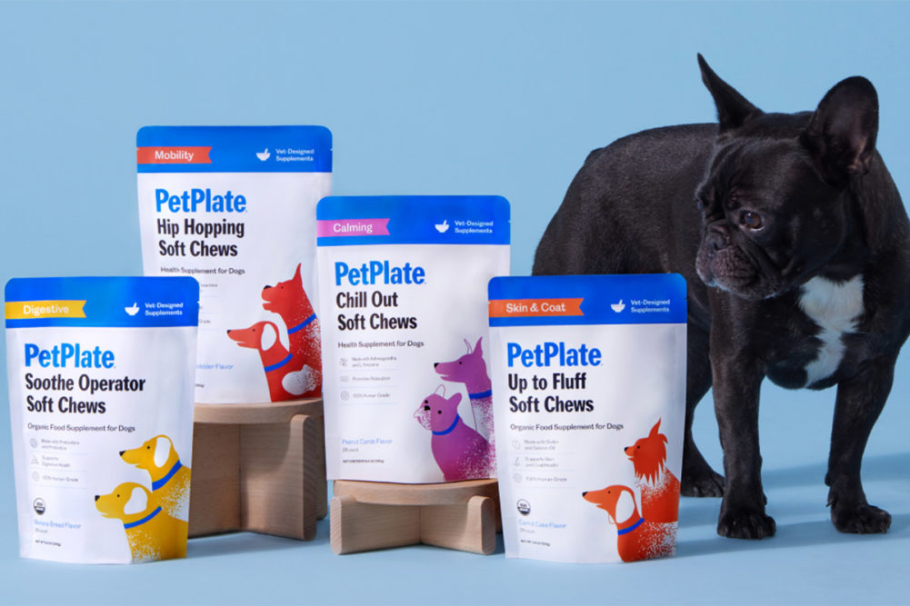 PetPlate's supplement lineup for dogs