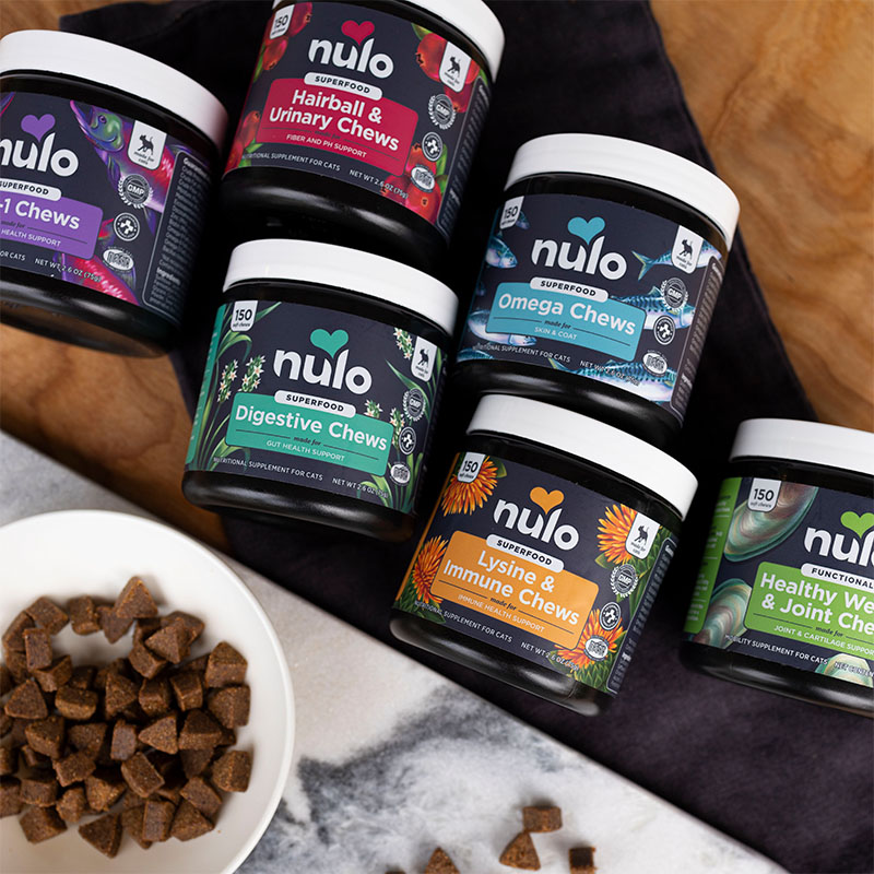 Nulo's pet supplement lineup