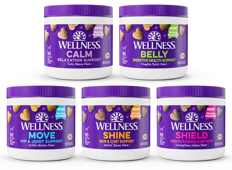 Wellness Pet Company's supplement lineup