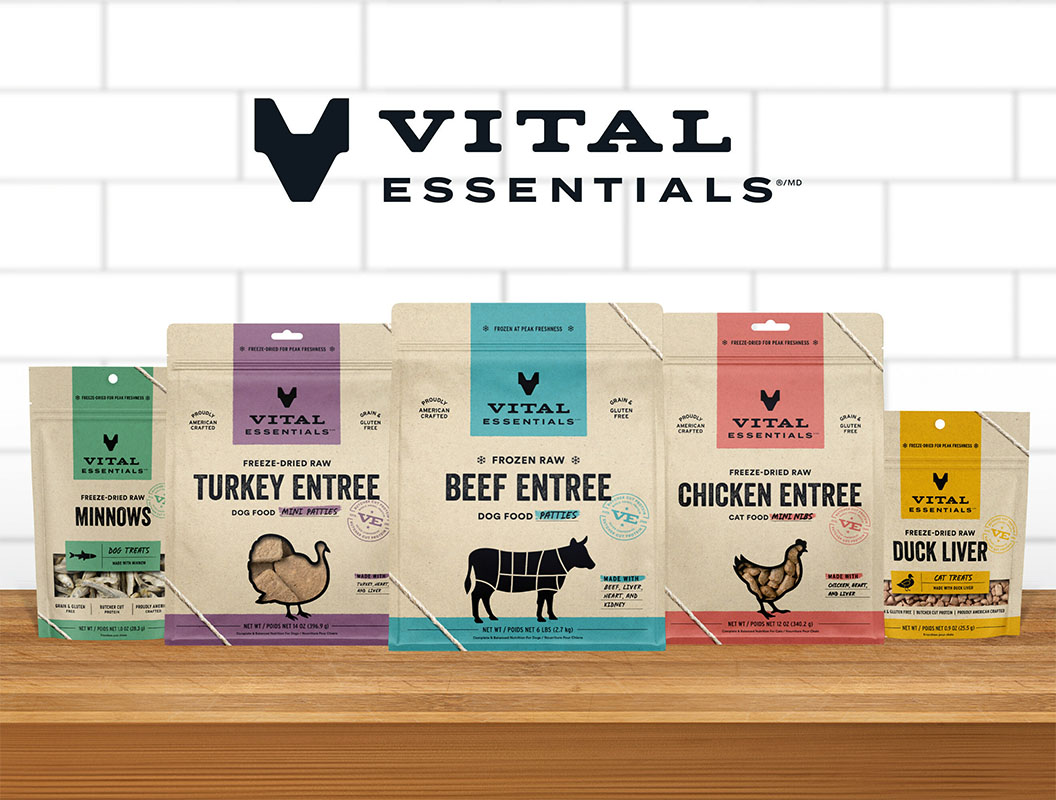 Vital Essentials new branding and packaging