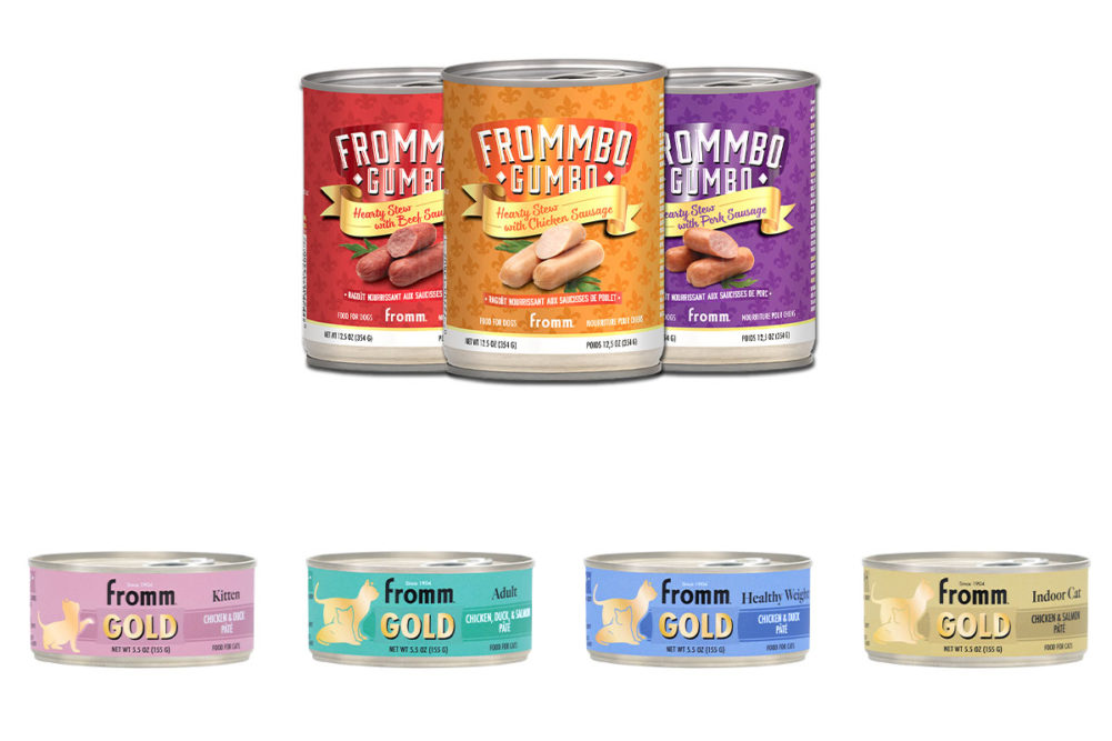 Fromm Family Foods' new wet cat and dog foods