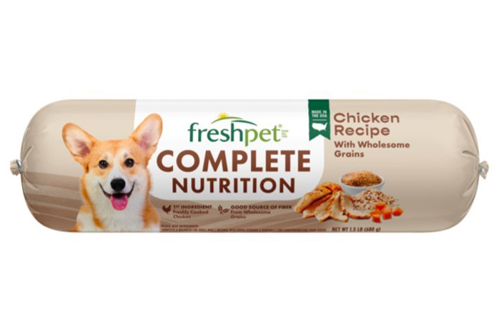 Freshpet launches Complete Nutrition Chicken Recipe for dogs