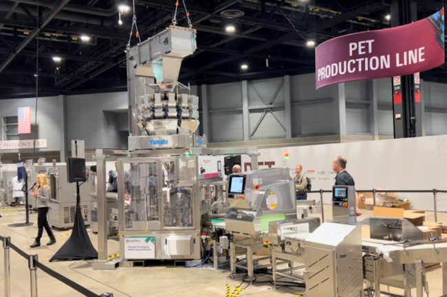 Pet treat production line shows processing in action at Process Expo 2023