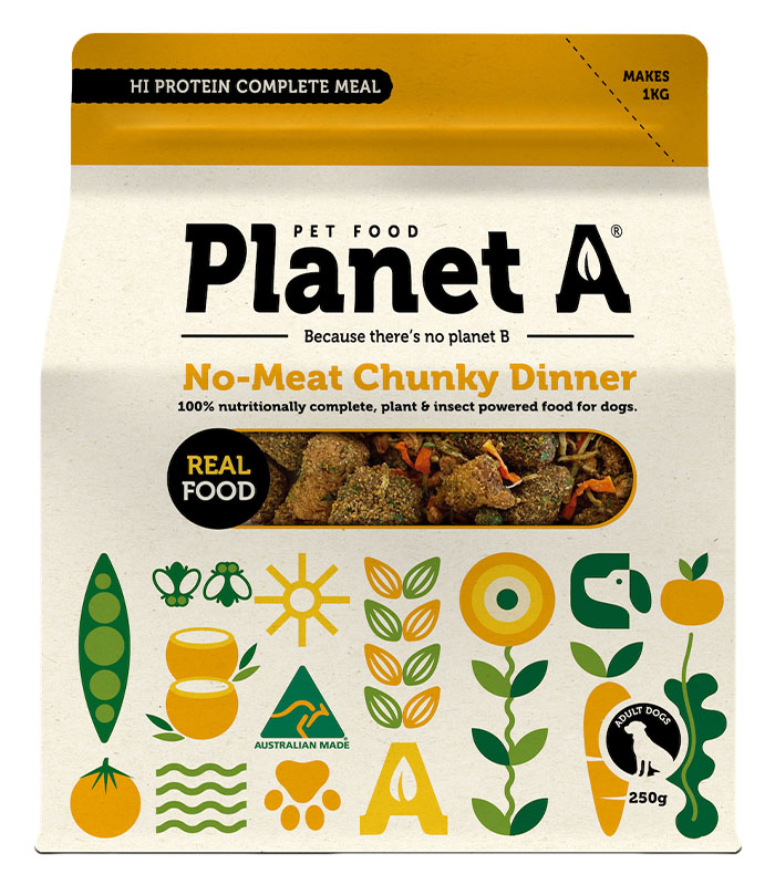 Planet A Pet Food introduces entovegan, flexitarian dog food