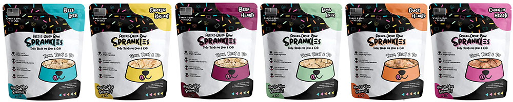 Sprankles For Pets' new freeze-dried raw dog and cat treats