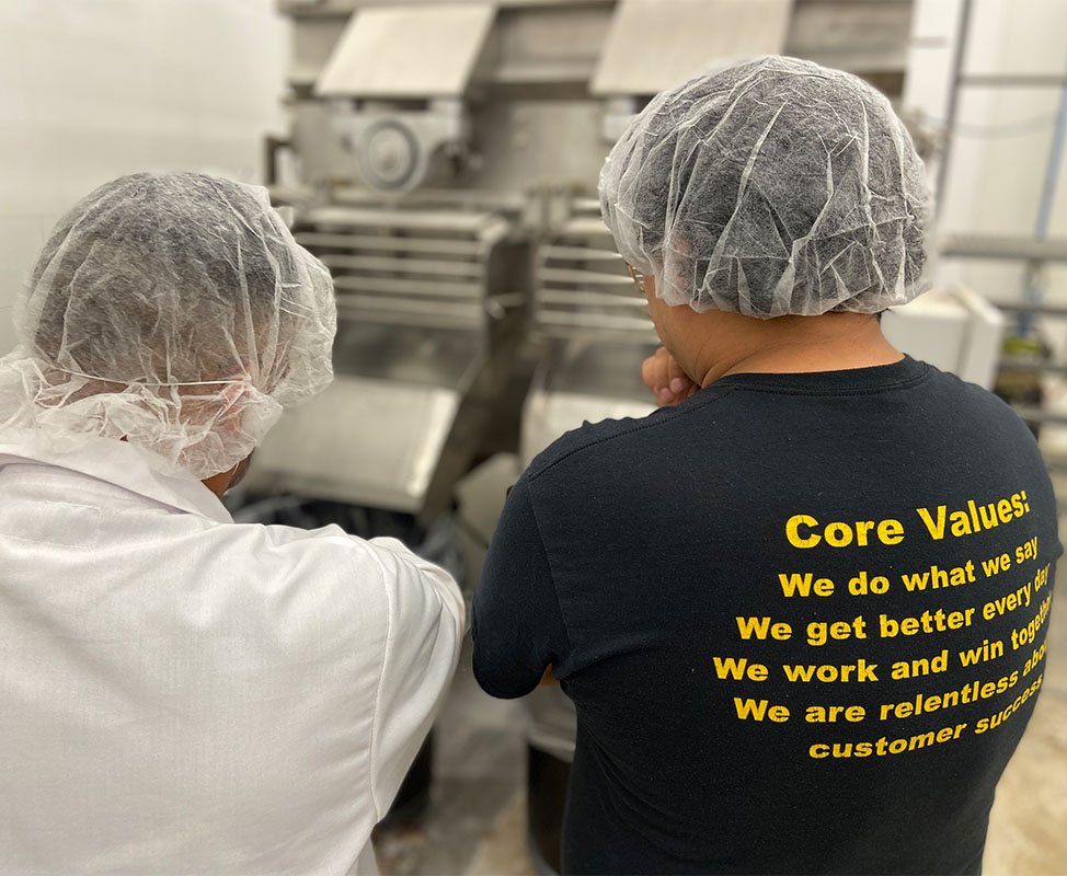 Custom Veterinary Services' core values for its employees