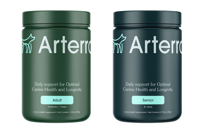 Arterra launches all-in-one dog supplements to slow down aging in canines