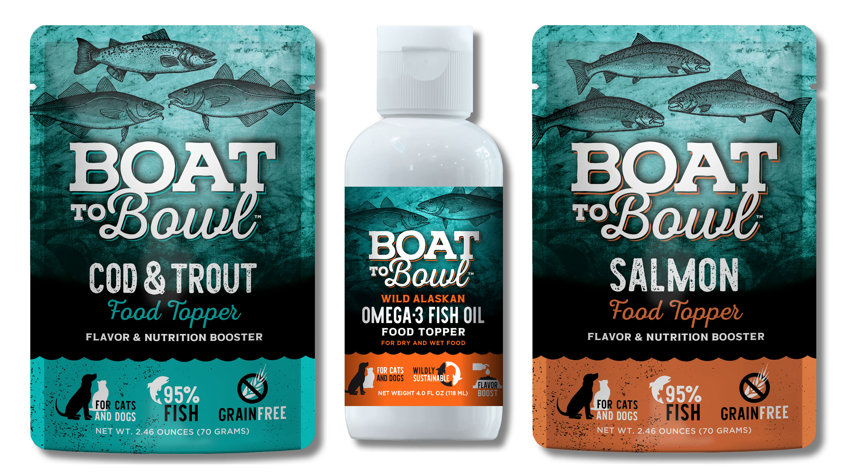 North Coast Seafoods' Boat to Bowl meal toppers