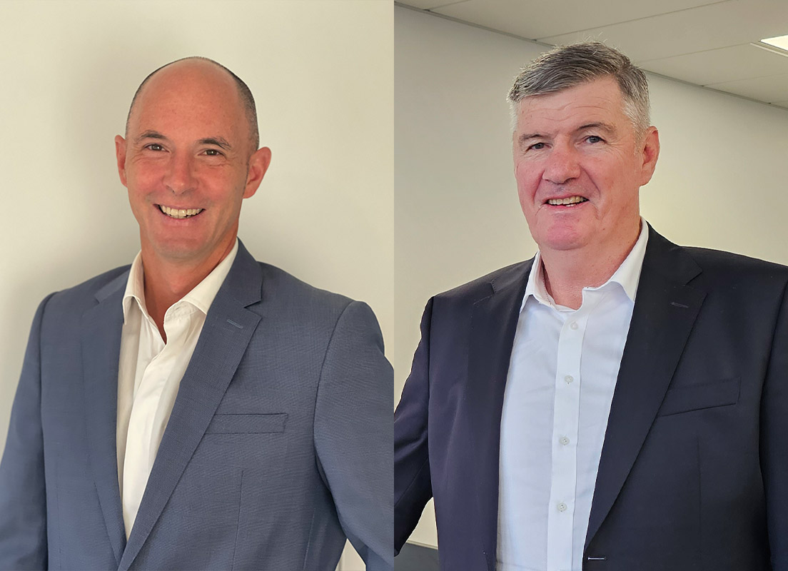 New Zealand Riverland Foods Ltd leaders Michael Dance and Tom Coughlan