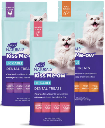 Ark Naturals' new Lickable Dental Treats for cats