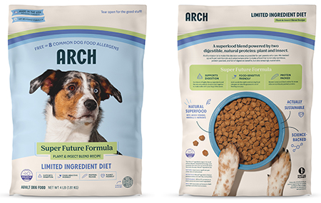 Arch Pet Food’s Super Future Formula is formulated with Innovafeed’s Hilucia ingredient for pets