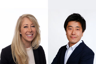 Tina Le Lay, president and chief operating officer, and Dai Kageyama, vice president of marketing at Hartz