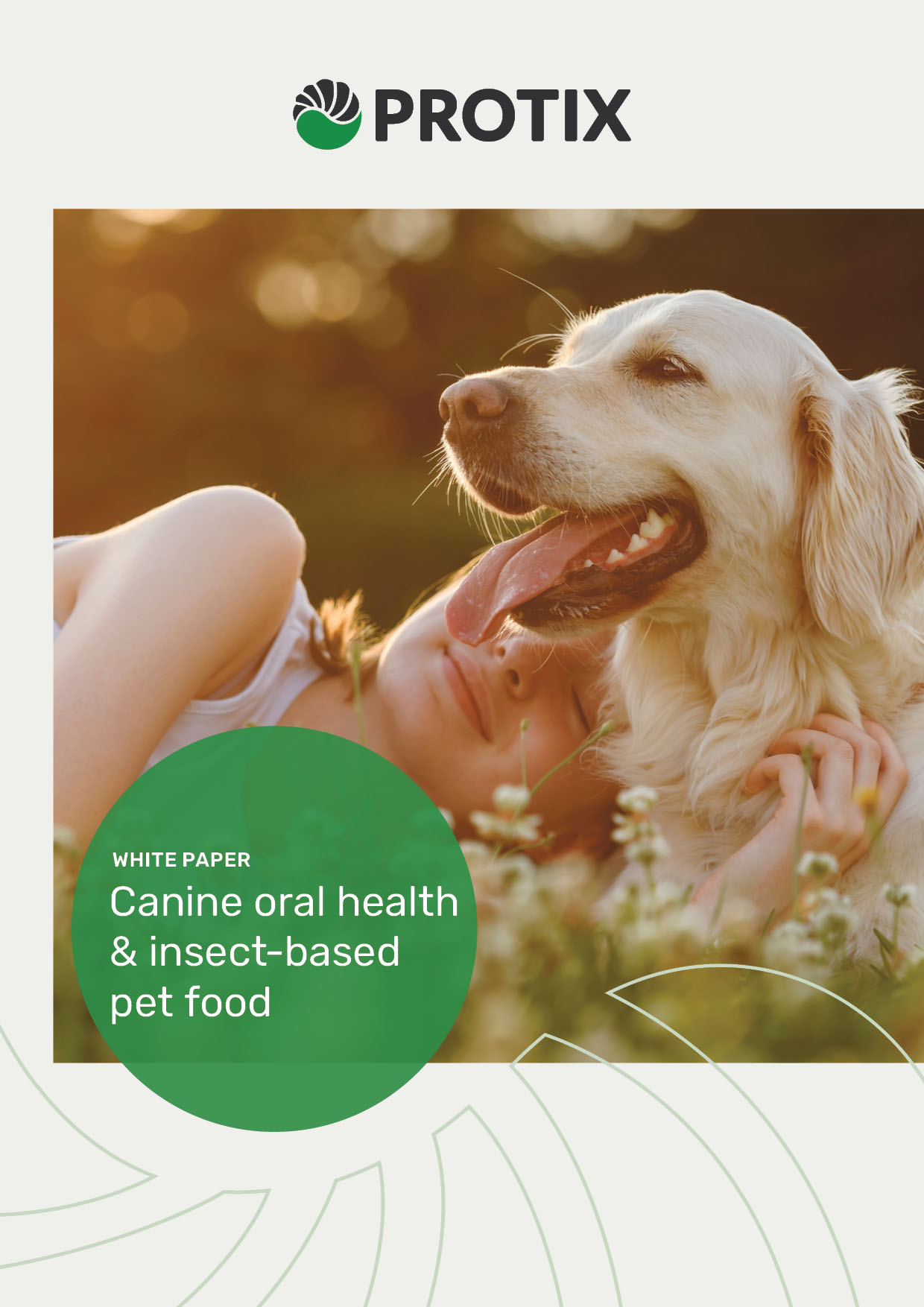 Protix's whitepaper on the oral health benefits insect-based pet foods provide canines