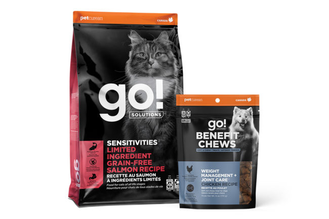 Petcurean launches new Go! Solutions dog treats, cat food