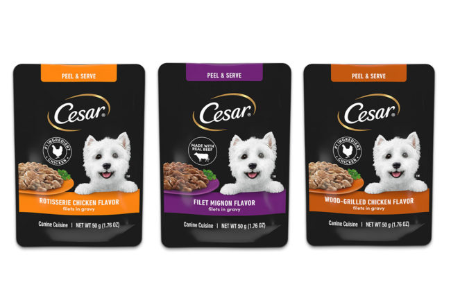 CESAR Mini-Pouches offer convenient feeding option for on-the-go dog owners
