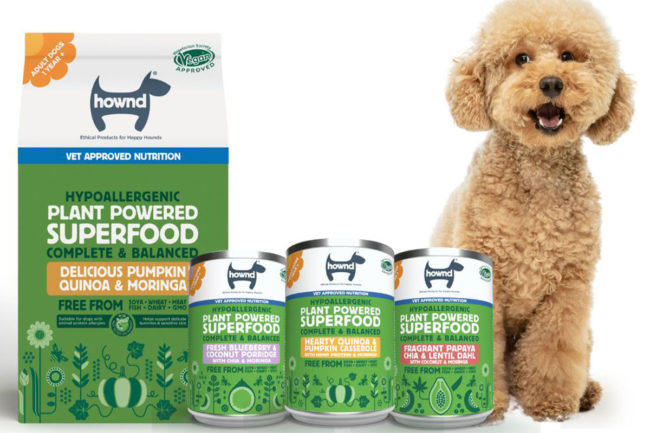 HOWND launches Superfood plant-based dog food line at Pets at Home stores