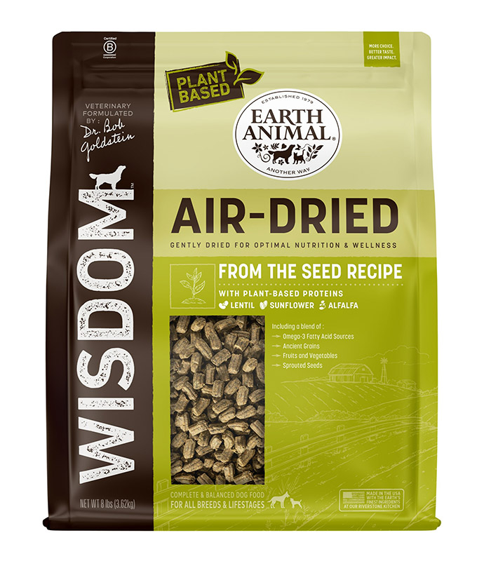 Earth Animal Wisdom From the Seed air-dried plant-based dog food