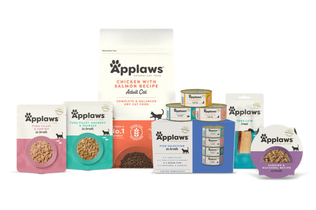 Cat food brand Applaws rebrands