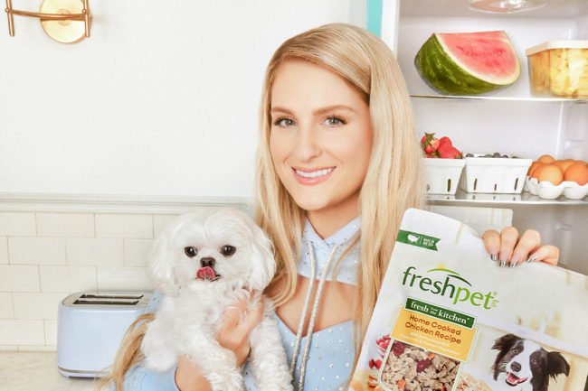 Celebrity Meghan Trainor has partnered with Freshpet