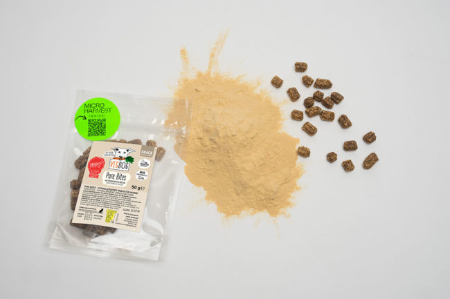 VEGDOG's new Pure Bites Snack dog treat is made with MicroHarvest's fermented protein ingredient