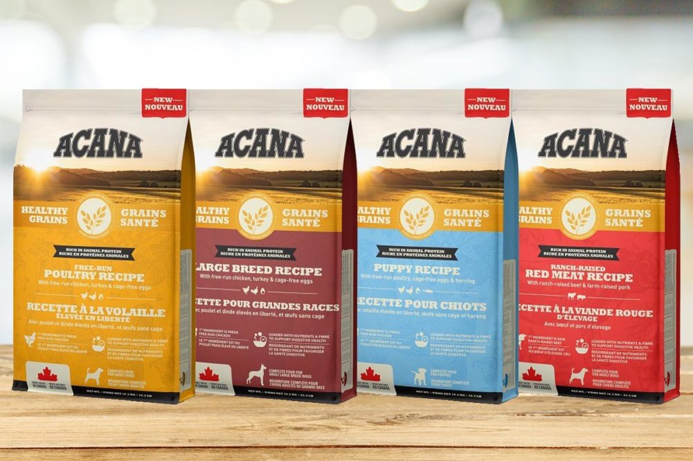 Champion adds grain-inclusive dog diets to ACANA line