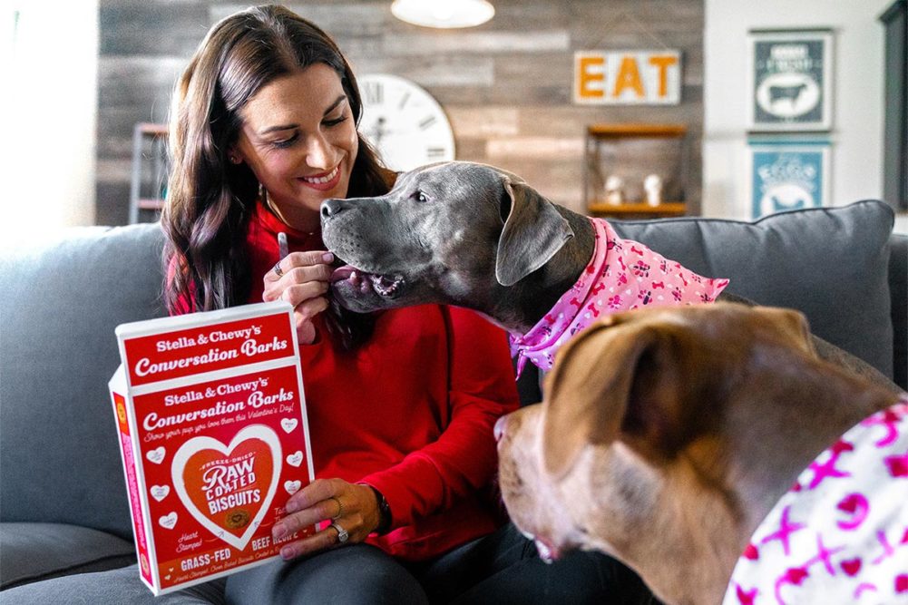 Stella & Chewy's giving away Valentine's Day dog treats