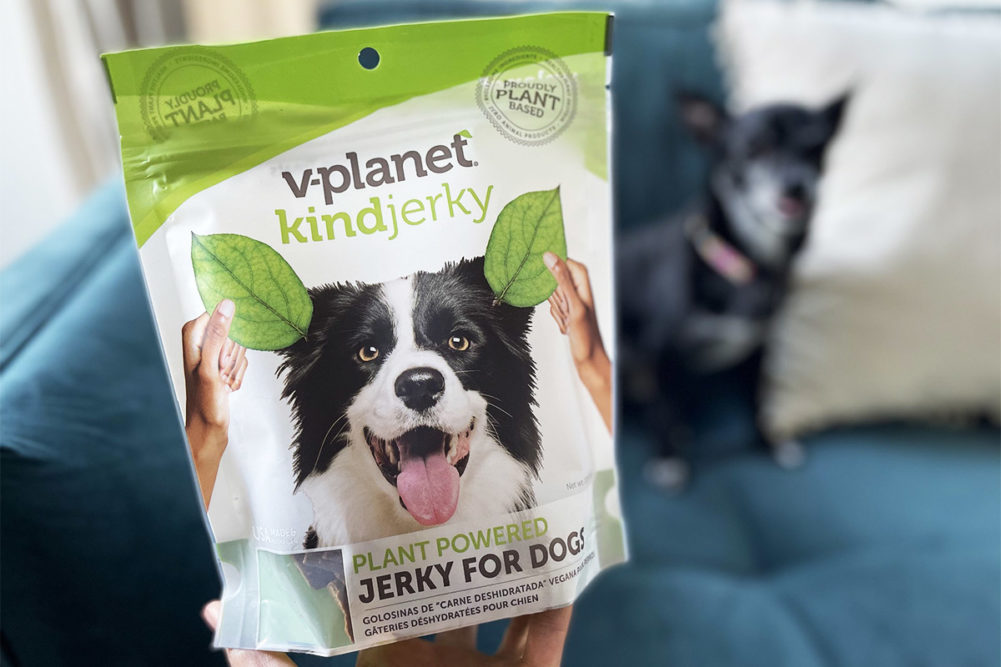 Vegan jerky dog treats added to v-dog portfolio