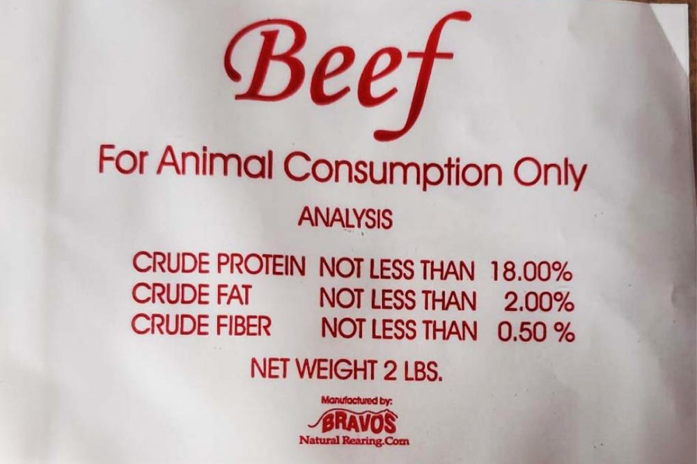 Bravo Packing recalls two raw dog foods for possible pathogen contamination