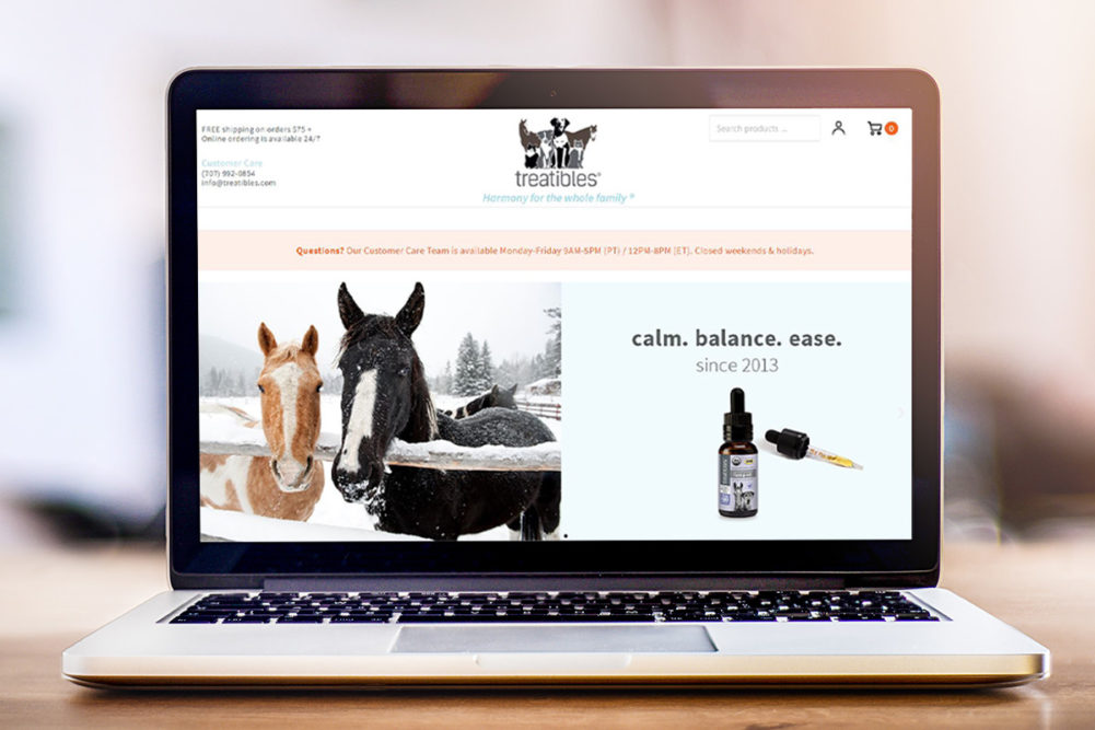 Pet hemp-CBD supplement brand launches newly designed website