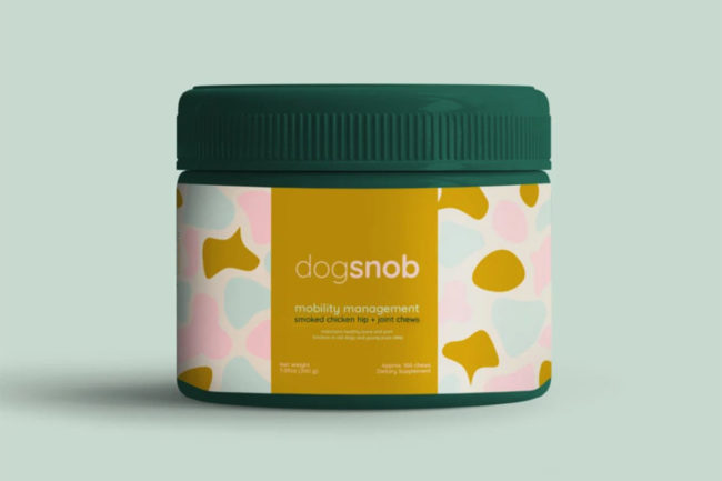 Dogsnob releases second product, mobility soft chews