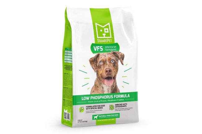 SquarePet's Low-Phosphorus Formula VFS dog food