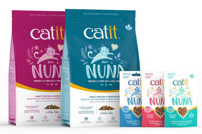 Catit launches cat food, treat formulas with insects as main protein source