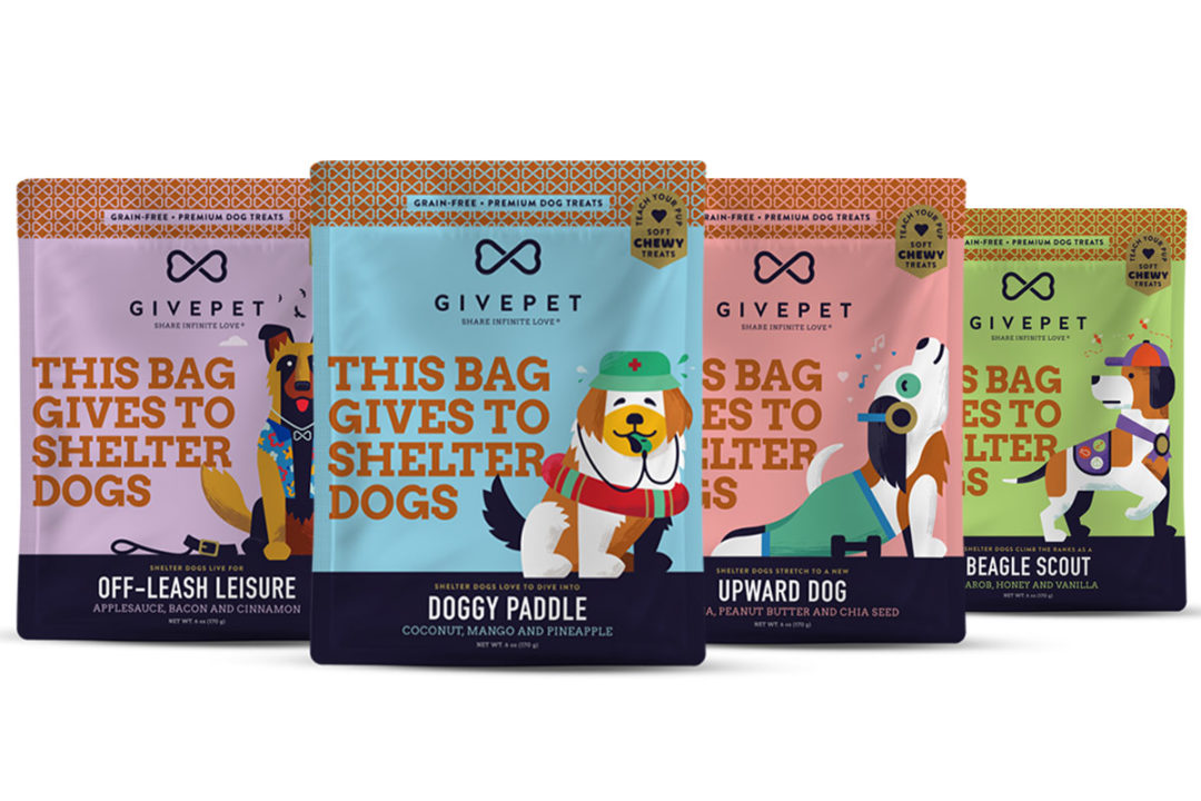 GivePet adds soft, chewy dog treats to the mix