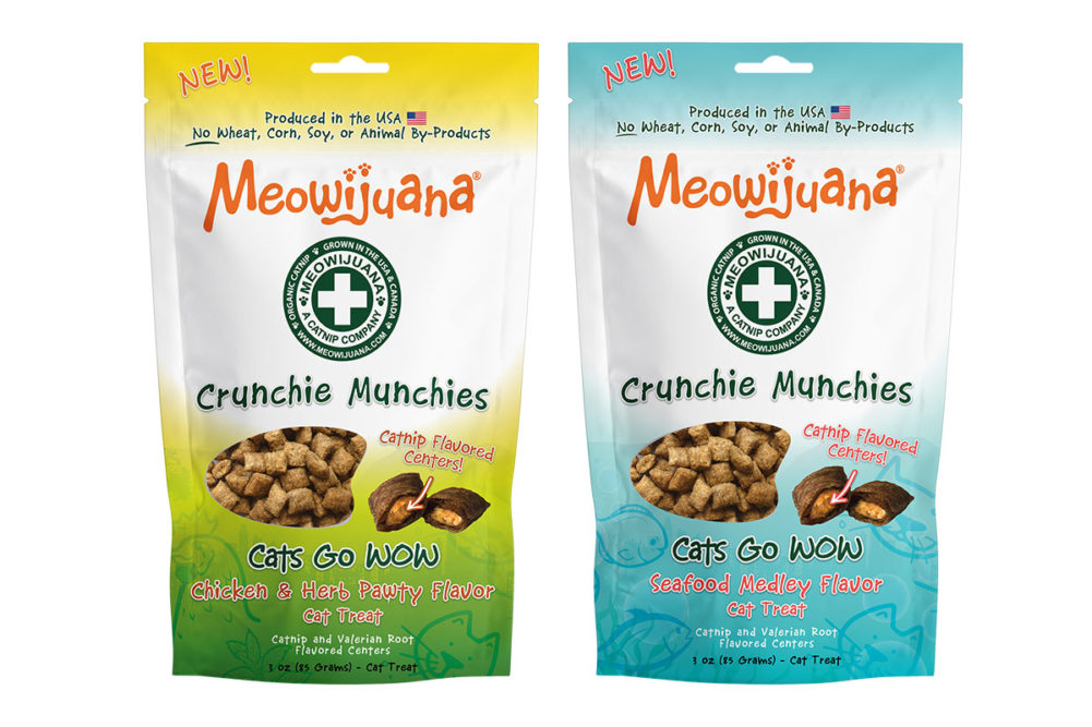 Meowijuana adds to Crunchie Munchie cat treat portfolio