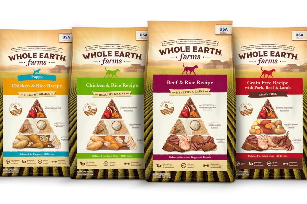 Whole Earth Farms reveals new dog food package designs