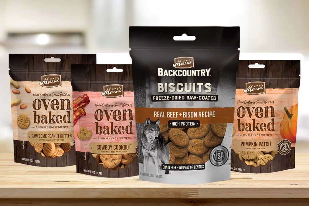 Merrick debuts two lines of biscuit treats for dogs