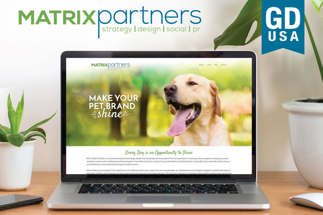 Matrix Partners new website design