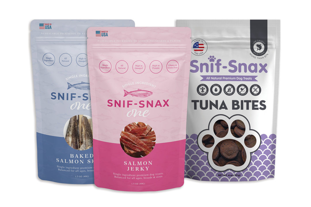 New salmon and tuna dog treats from Snif-Snax 