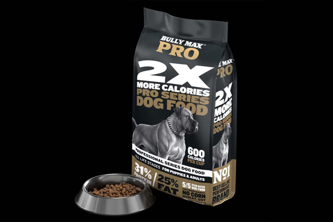 Bully Max Pro Series complete-and-balanced, calorie-dense dog kibble